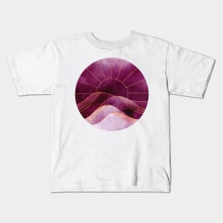 Watercolor mountains Kids T-Shirt